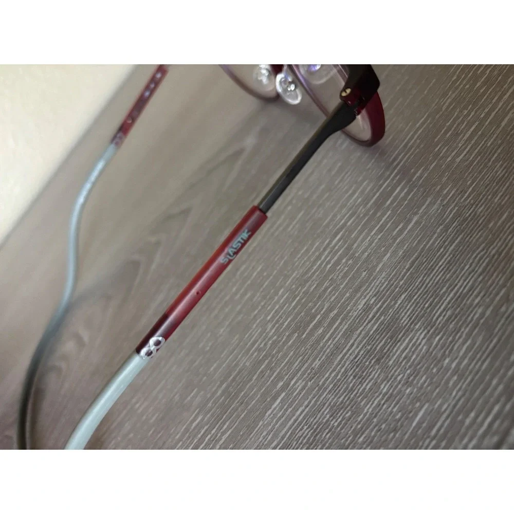 Slastik Magnetic Front‎ Connection Reading Glasses Burgundy FRAMES Biobased